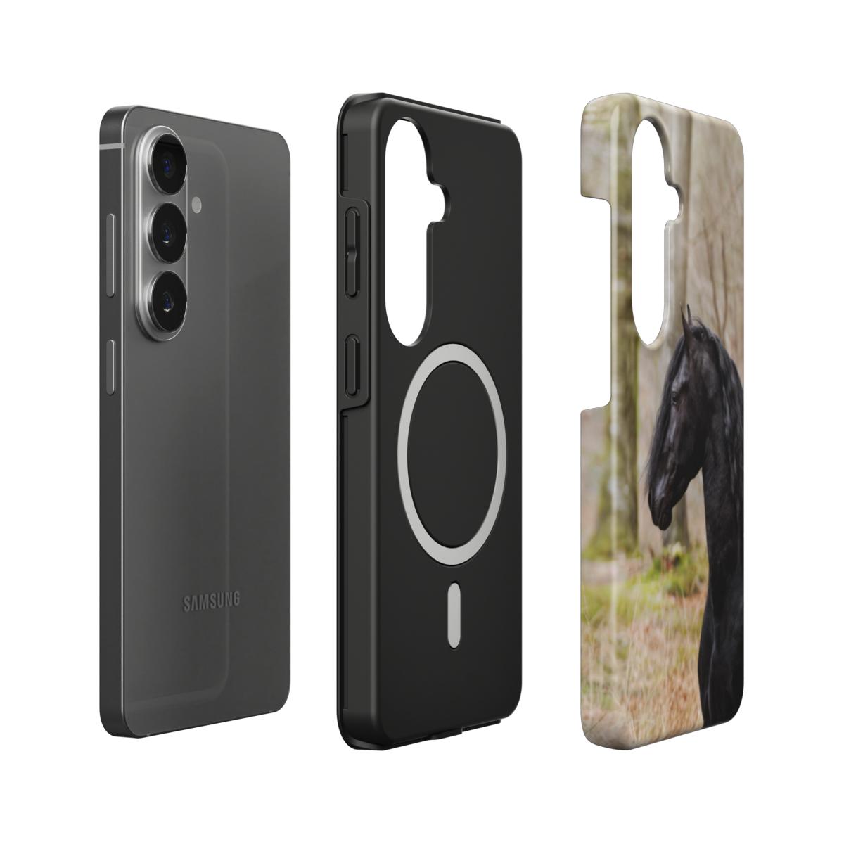 Opbouw van de Fries Paard Magnetic Tough Case met dubbele beschermlaag