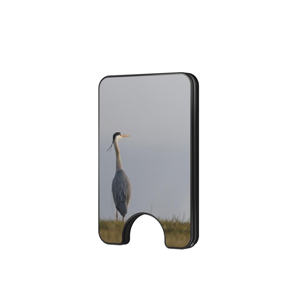 Blauwe Reiger Magnetic Wallet met standaard – voorzijde