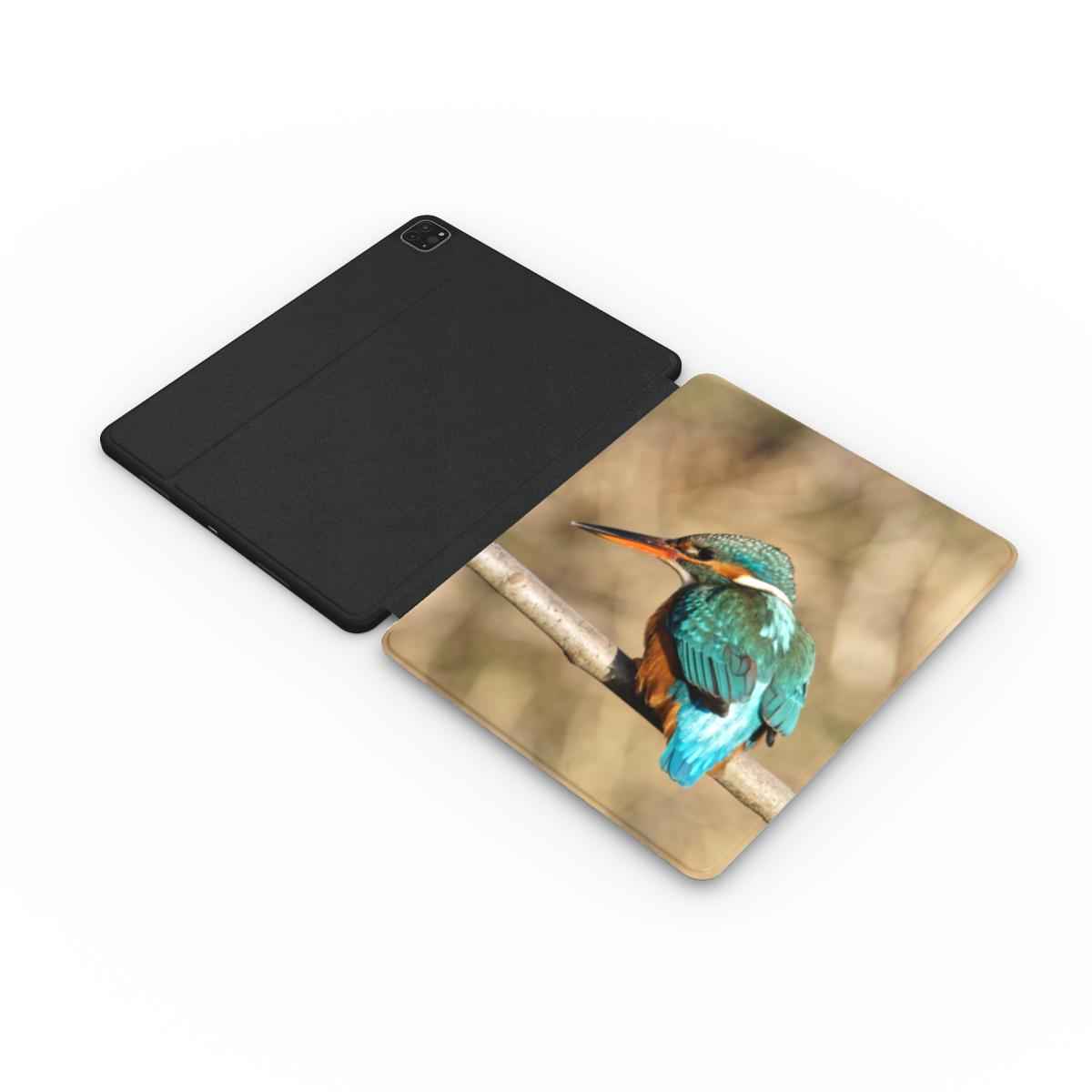 iPad hoes met originele natuurfoto van een IJsvogel
