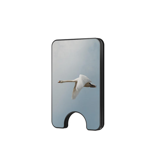 Zwaan Magnetic Wallet met standaard – voorzijde