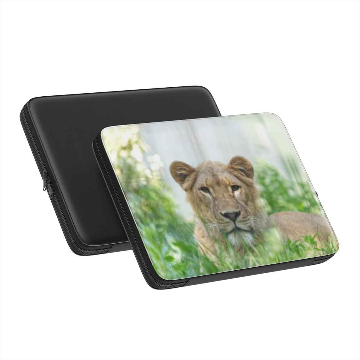 Leeuwin laptopsleeve met metalen ritssluiting