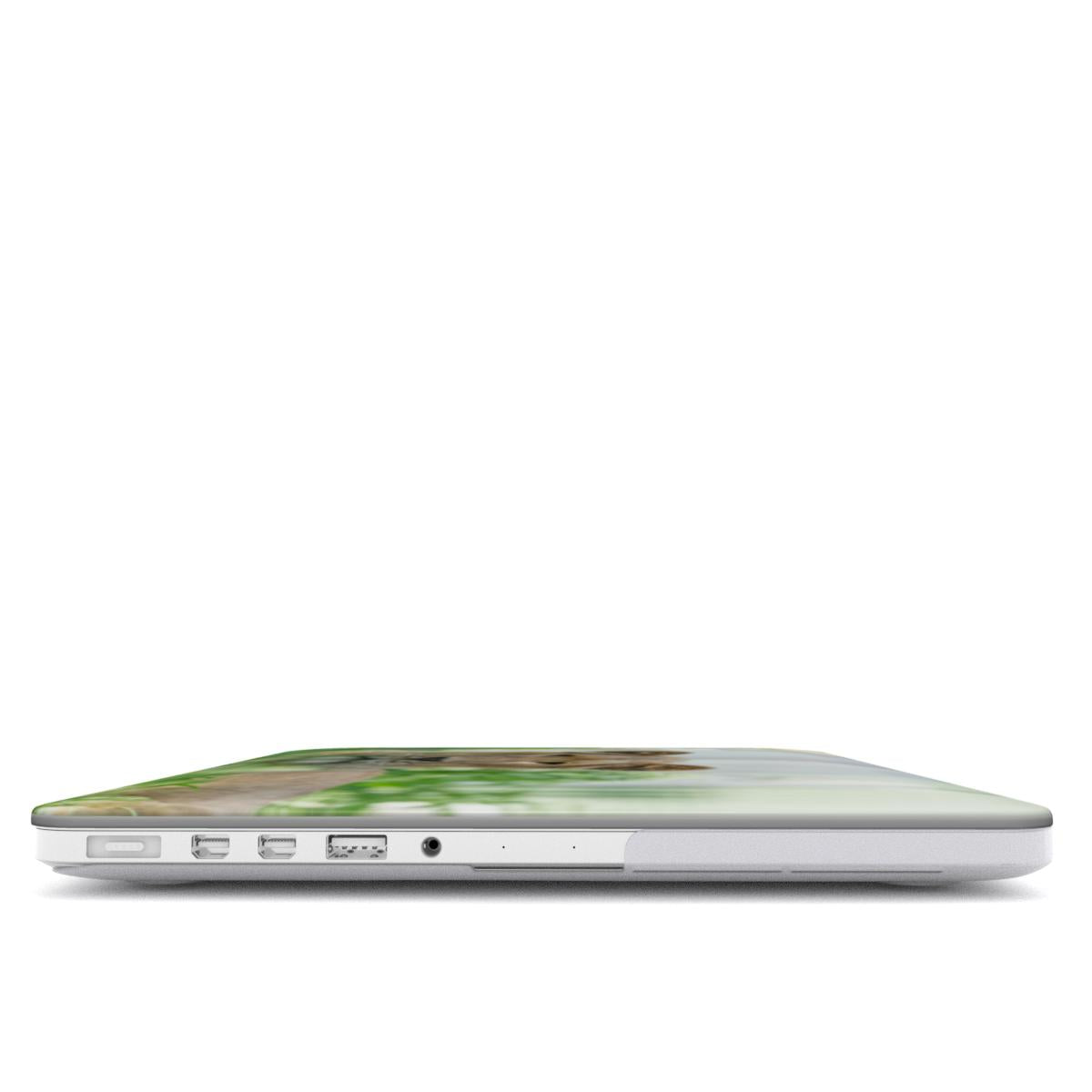 Slanke MacBook beschermhoes met leeuwinmotief
