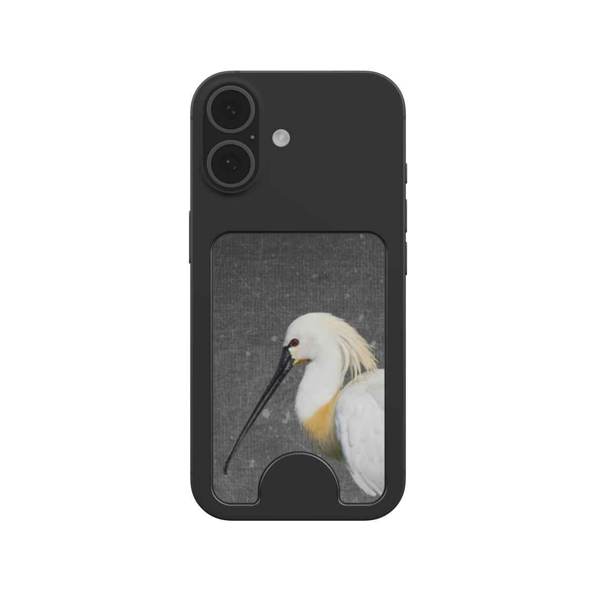 Magnetic Wallet met originele natuurfoto van een Lepelaar