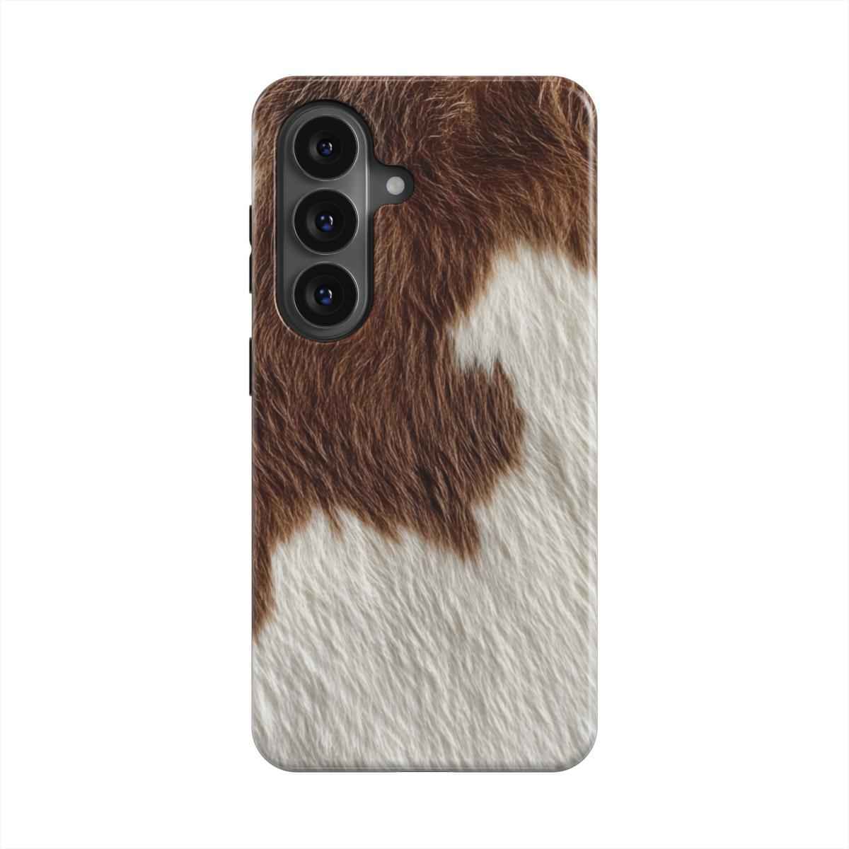 Roodbonte Koeienprint Magnetic Samsung Hoesje – Tough Case