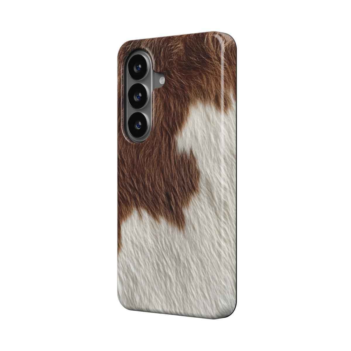 Roodbonte Koeienprint Magnetic Samsung Hoesje – Tough Case