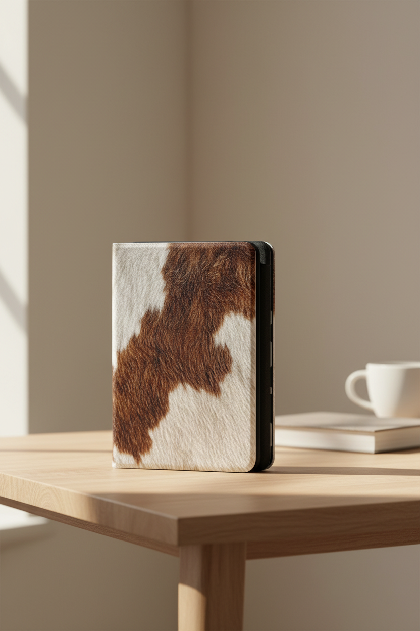 Roodbonte Koeienprint Kindle Case voor Paperwhite 5 & 6