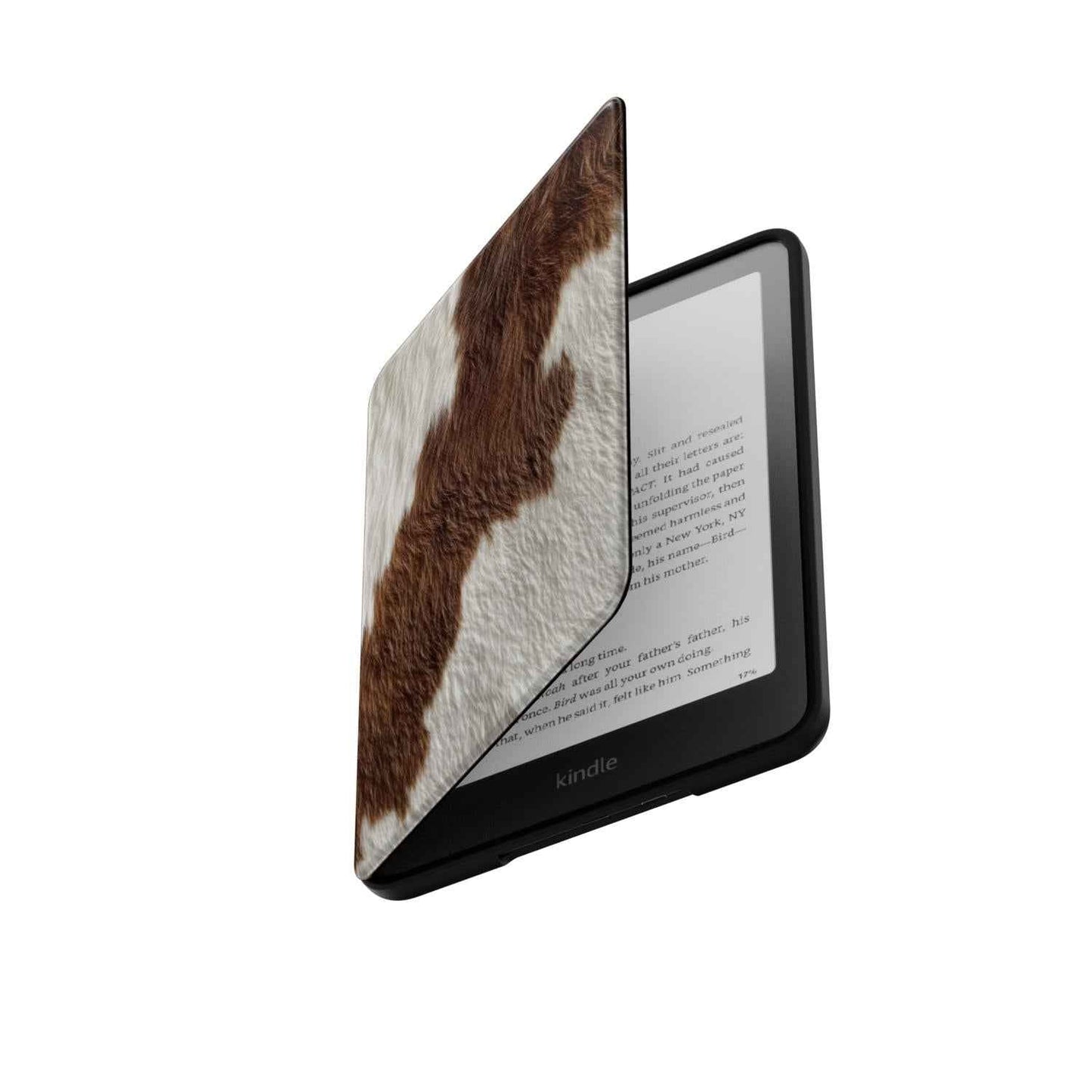 Kindle Paperwhite hoes met roodbonte koeienprint