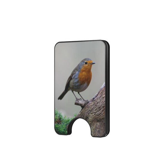 Roodborst Magnetic Wallet – vooraanzicht