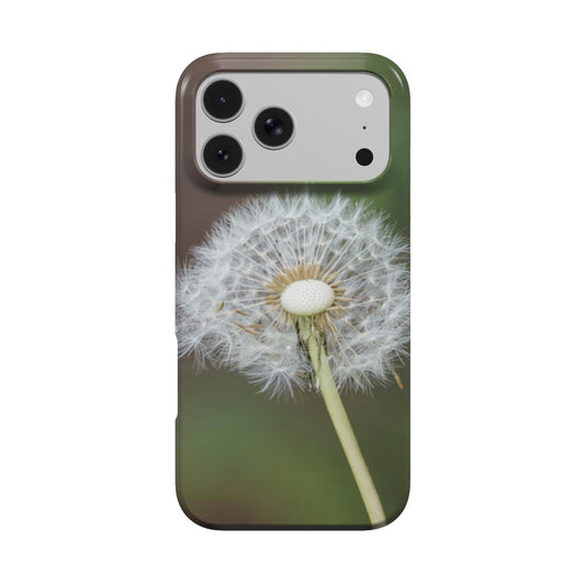 Paardenbloem MagSafe Tough Case voor iPhone, achteraanzicht