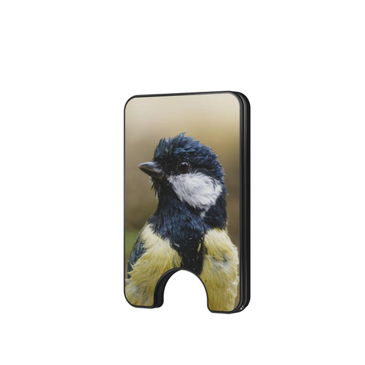 Koolmees Portret II Magnetic Wallet, vooraanzicht
