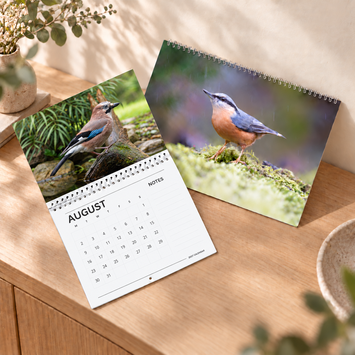 Vogelkalender 2027 - Breng de Natuur in Huis