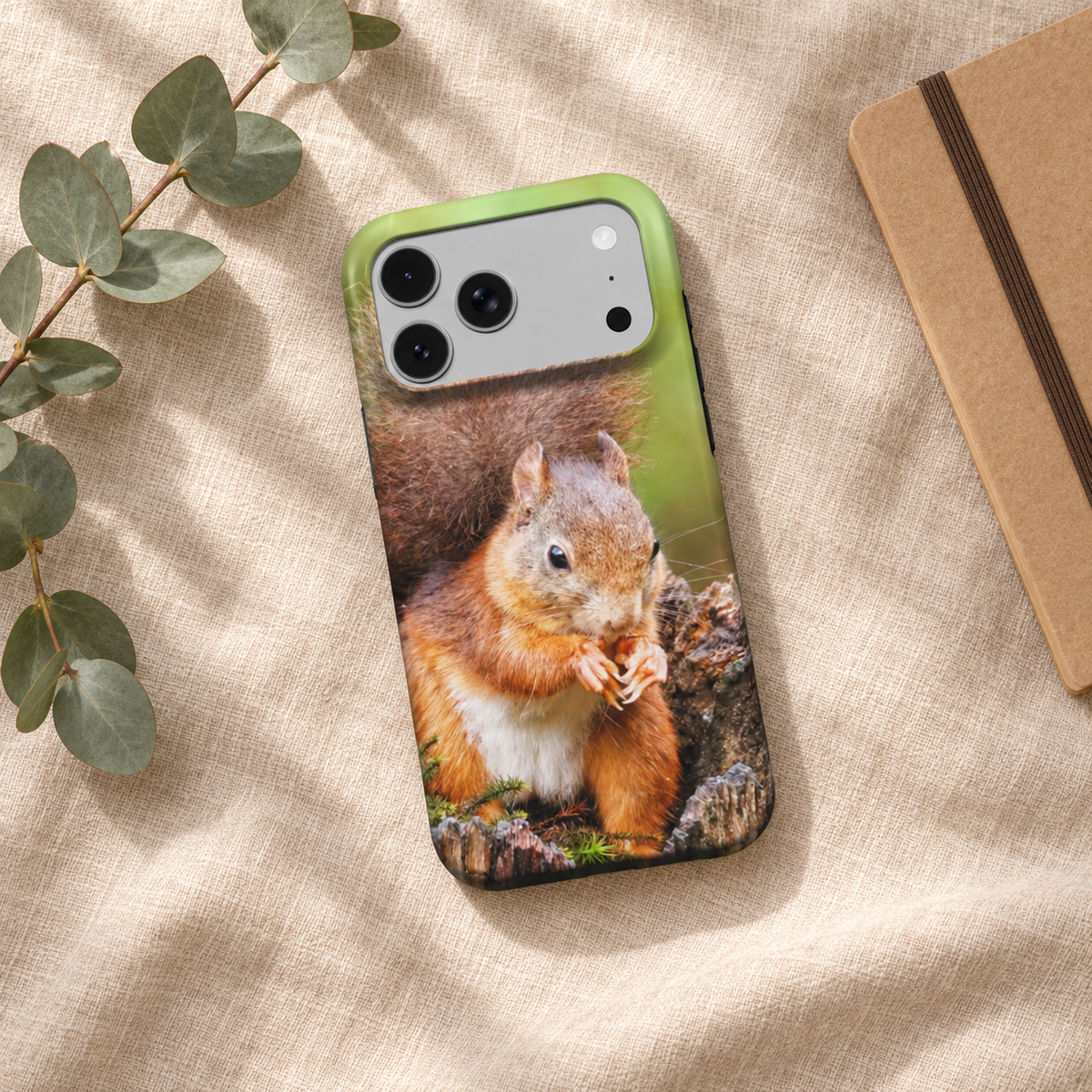 Squirrel Phone Case – Sturdy Tough Case with Unique Nature Photography for Your iPhone or Samsung