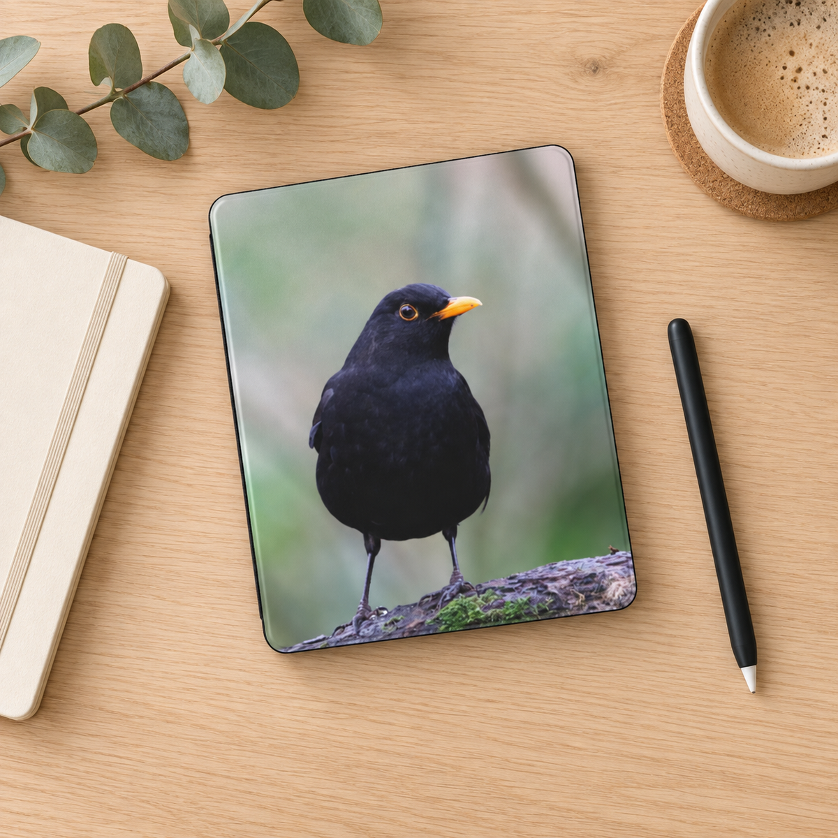 Merel iPad Hoes: Bescherming met Natuurlijke Schoonheid