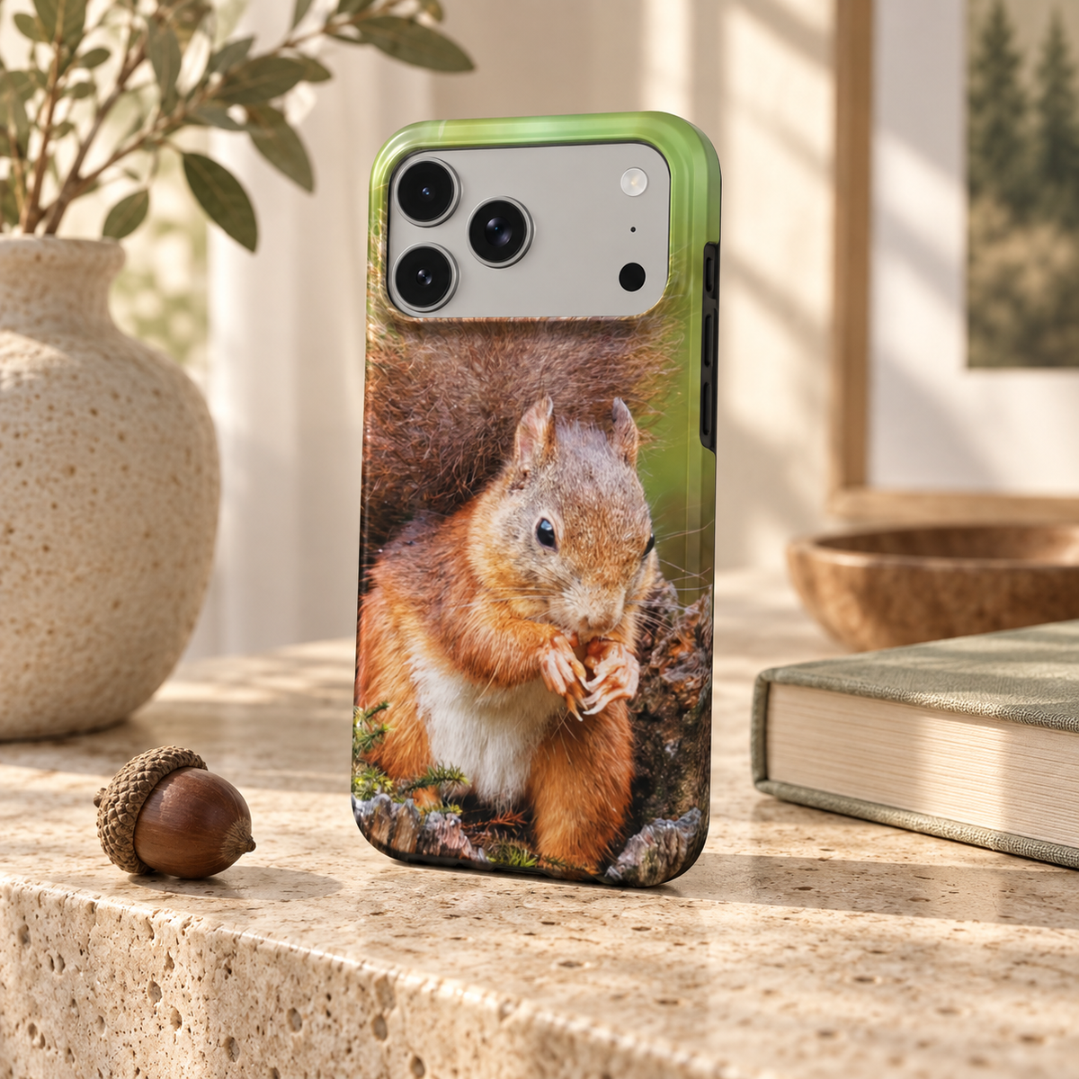 Squirrel Phone Case – Sturdy Tough Case with Unique Nature Photography for Your iPhone or Samsung