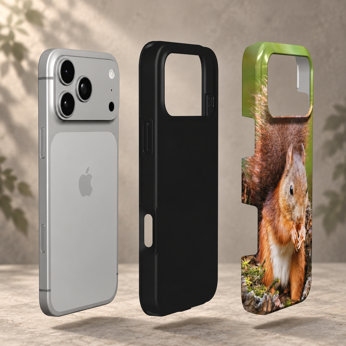 Squirrel Phone Case – Sturdy Tough Case with Unique Nature Photography for Your iPhone or Samsung