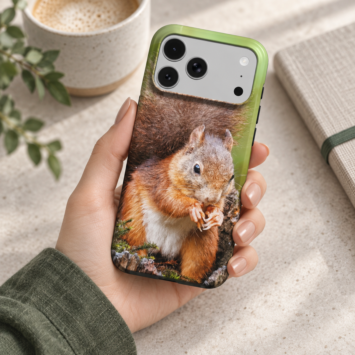 Squirrel Phone Case – Sturdy Tough Case with Unique Nature Photography for Your iPhone or Samsung